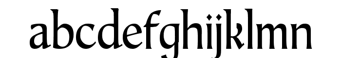TaraType Font LOWERCASE