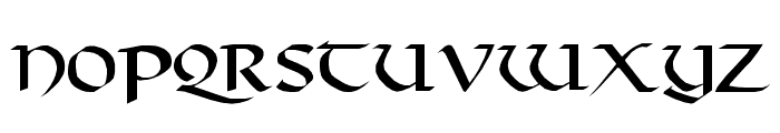 Tarantis Regular Font LOWERCASE
