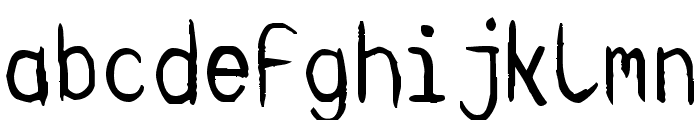 Targa MS Hand Font LOWERCASE