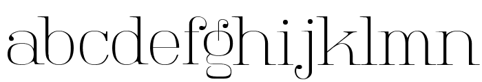 Tartlers End Font LOWERCASE