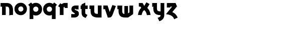 Tasci Serif Black Font LOWERCASE