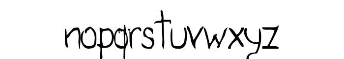 Tatida Rocking Font LOWERCASE