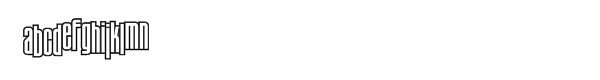 Tauern Cyrillic Dance Font LOWERCASE