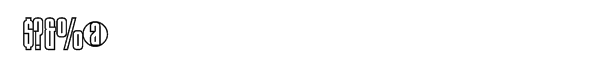 Tauern Multilingual Condensed Bold Font OTHER CHARS