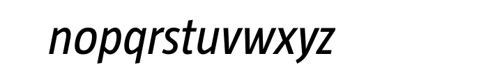 Taz III Italic OT Font LOWERCASE