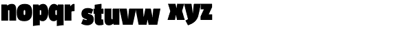 Taz-Ultra Black Font LOWERCASE