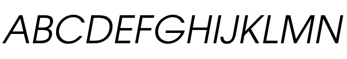 TeXGyreAdventor-Italic Font UPPERCASE