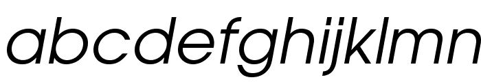 TeXGyreAdventor-Italic Font LOWERCASE