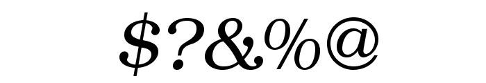 TeXGyreBonum-Italic Font OTHER CHARS