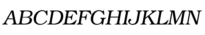 TeXGyreBonum-Italic Font UPPERCASE