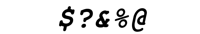 TeXGyreCursor-BoldItalic Font OTHER CHARS