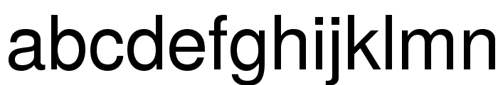 TeXGyreHeros-Regular Font LOWERCASE