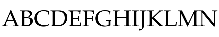 TeXGyrePagella-Regular Font UPPERCASE