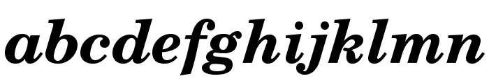 TeXGyreSchola-BoldItalic Font LOWERCASE