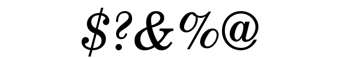 TeXGyreSchola-Italic Font OTHER CHARS