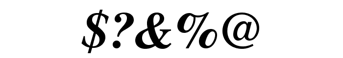 TeXGyreTermes-BoldItalic Font OTHER CHARS