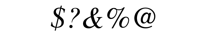 TeXGyreTermes-Italic Font OTHER CHARS