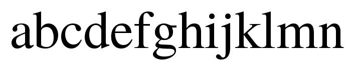 TeXGyreTermes-Regular Font LOWERCASE