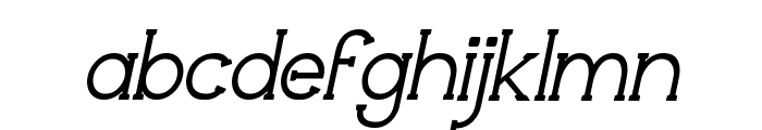 Technically Insane Italic Font LOWERCASE