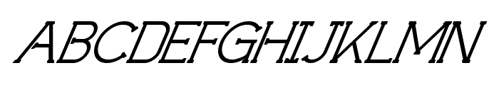 Technically Insane Superitalic Font UPPERCASE