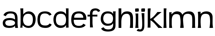 Teen-Regular Font LOWERCASE