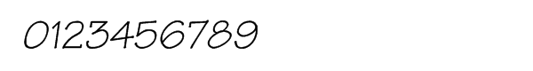 Tekton Oblique Font OTHER CHARS