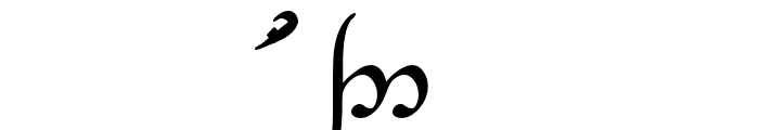 Tengwar Annatar Font OTHER CHARS