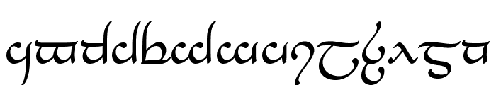 Tengwar Annatar Font LOWERCASE
