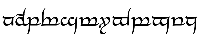 Tengwar Annatar Font LOWERCASE