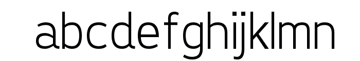 Tepeno Sans Light Regular Font LOWERCASE