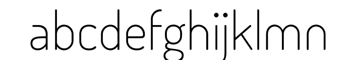 TerminalDosis-Light Font LOWERCASE