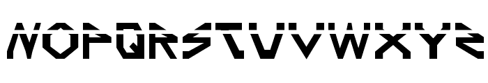 Terra Firma Laser Font LOWERCASE