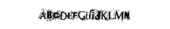 Terror2005 Font UPPERCASE