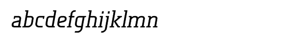 Tertre Medium Italic™ Font LOWERCASE
