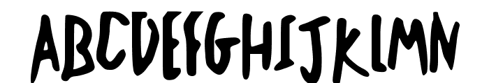 Teschkescratch Font UPPERCASE