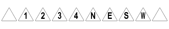 Tetrahedron Font OTHER CHARS