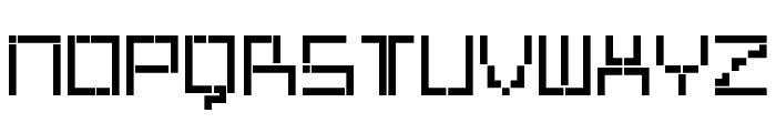 Tetris Mania Type Font UPPERCASE
