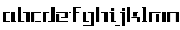 Tetris Font LOWERCASE