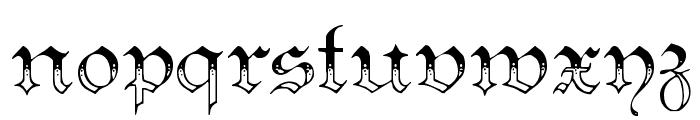 Teutonic No3 DemiBold Font LOWERCASE