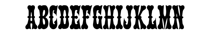 Texas Ranger Condensed Font LOWERCASE