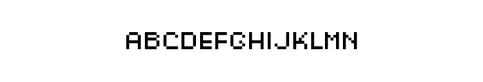 techkr Font UPPERCASE