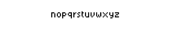 techkr Font LOWERCASE
