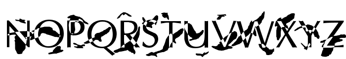 The Birds Font UPPERCASE