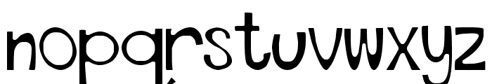 THIS FONT IS STRESSED - EURO Bold Font LOWERCASE