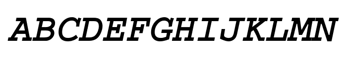 Thabit-Bold-Oblique Bold Oblique Font UPPERCASE