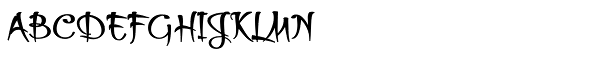 Thaun Black Font UPPERCASE