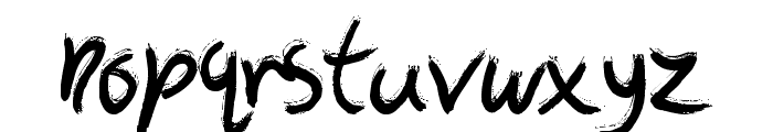 The Art Show Font LOWERCASE