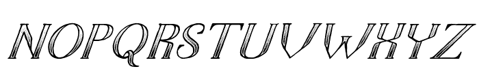 The Dark Titan Classicitalic Font UPPERCASE