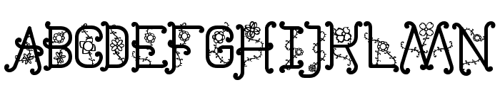 The Flowers St Font UPPERCASE