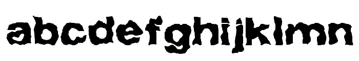 The Forbidden Font of Death Font LOWERCASE
